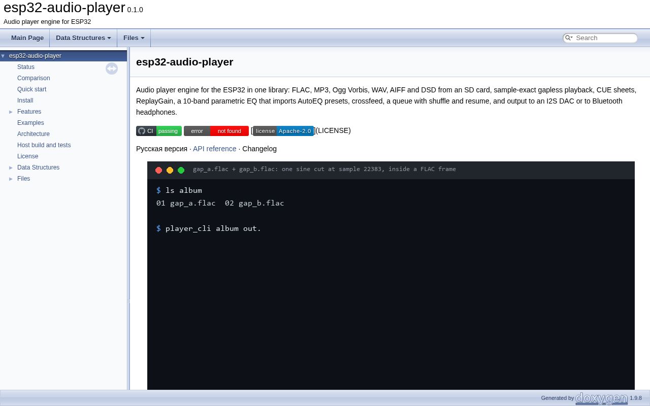 Preview of Esp32 Audio Player