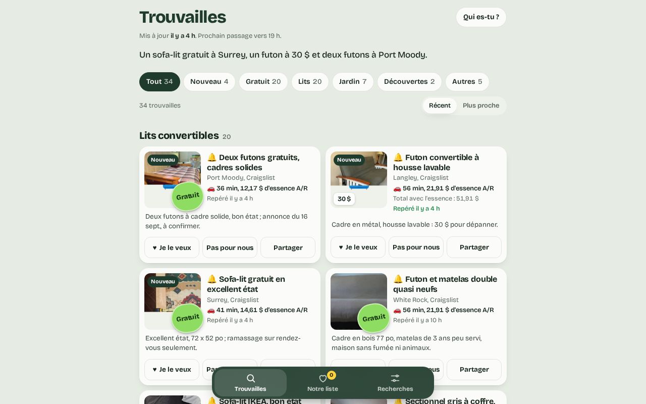 Preview of Bonnes Affaires