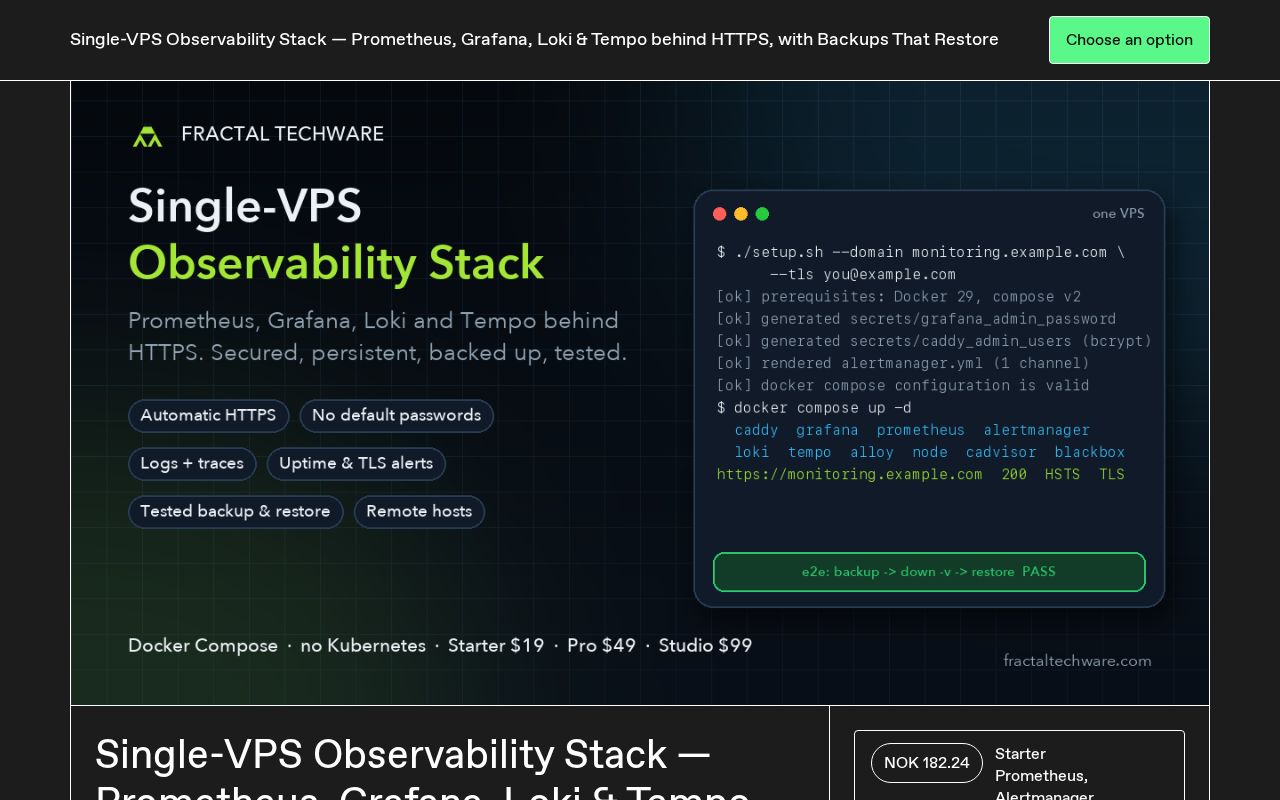 Preview of Vps Observability Stack