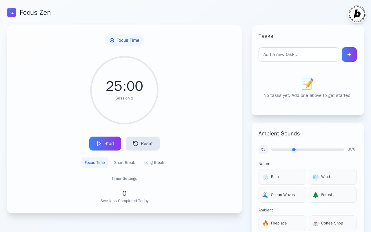 Preview of Focus Zen