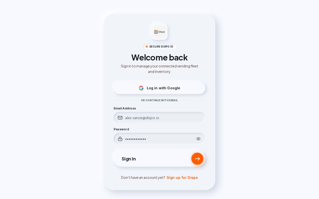 Preview of Dispo Client