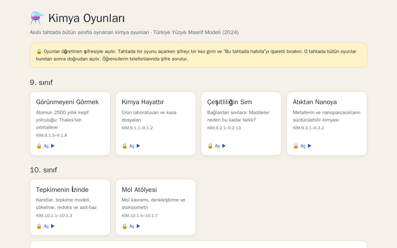 Preview of Kimya Oyunlari