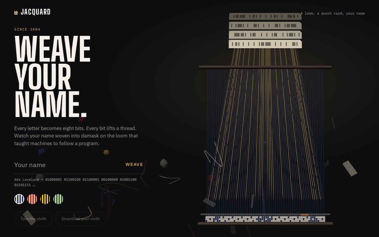 Preview of Jacquard Loom