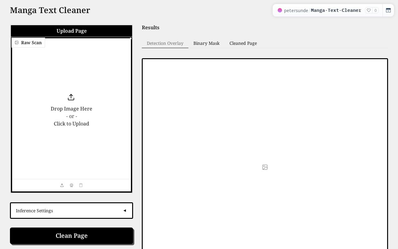 Preview of Manga Text Cleaner
