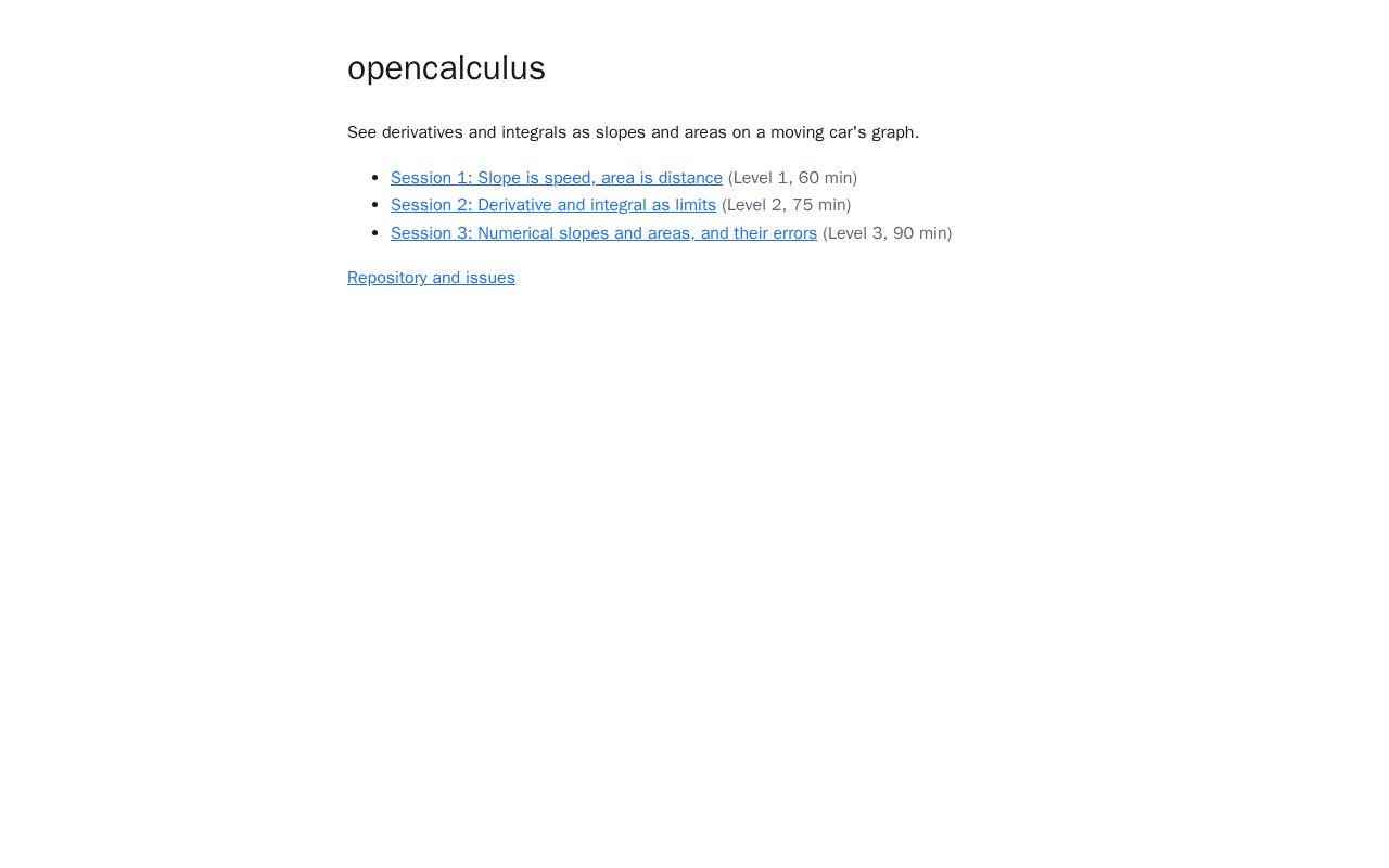 Preview of Opencalculus