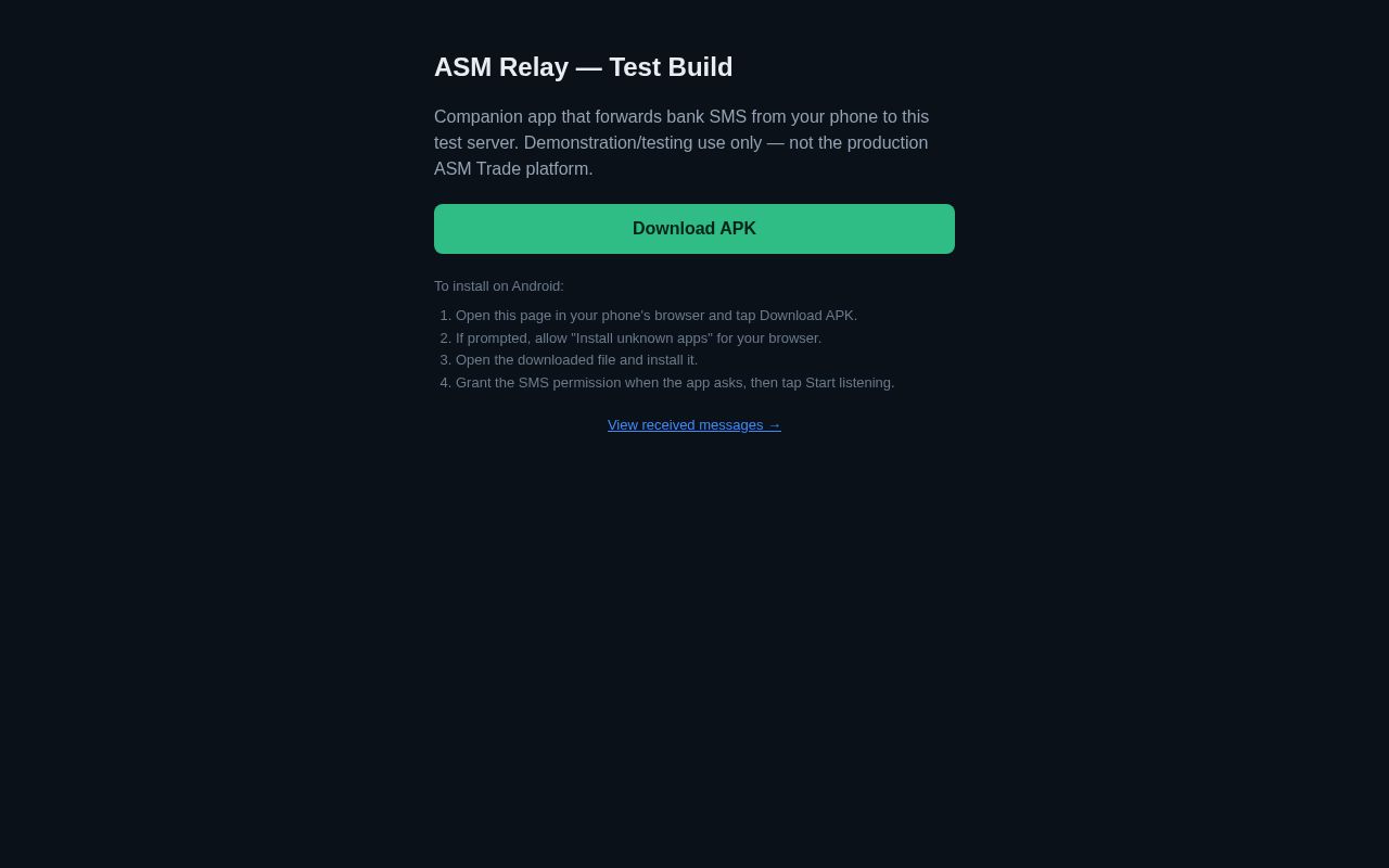 Preview of ASM Trading