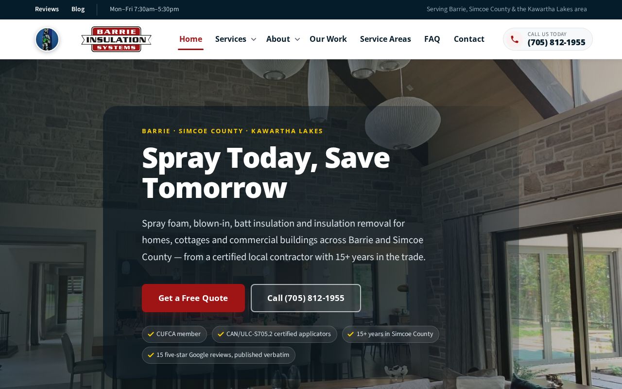 Preview of Barrieinsulation Site