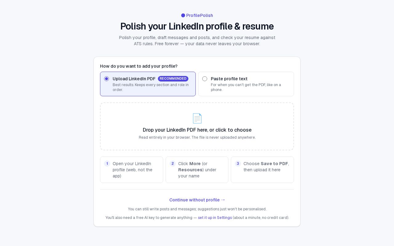 Preview of Profile Polish