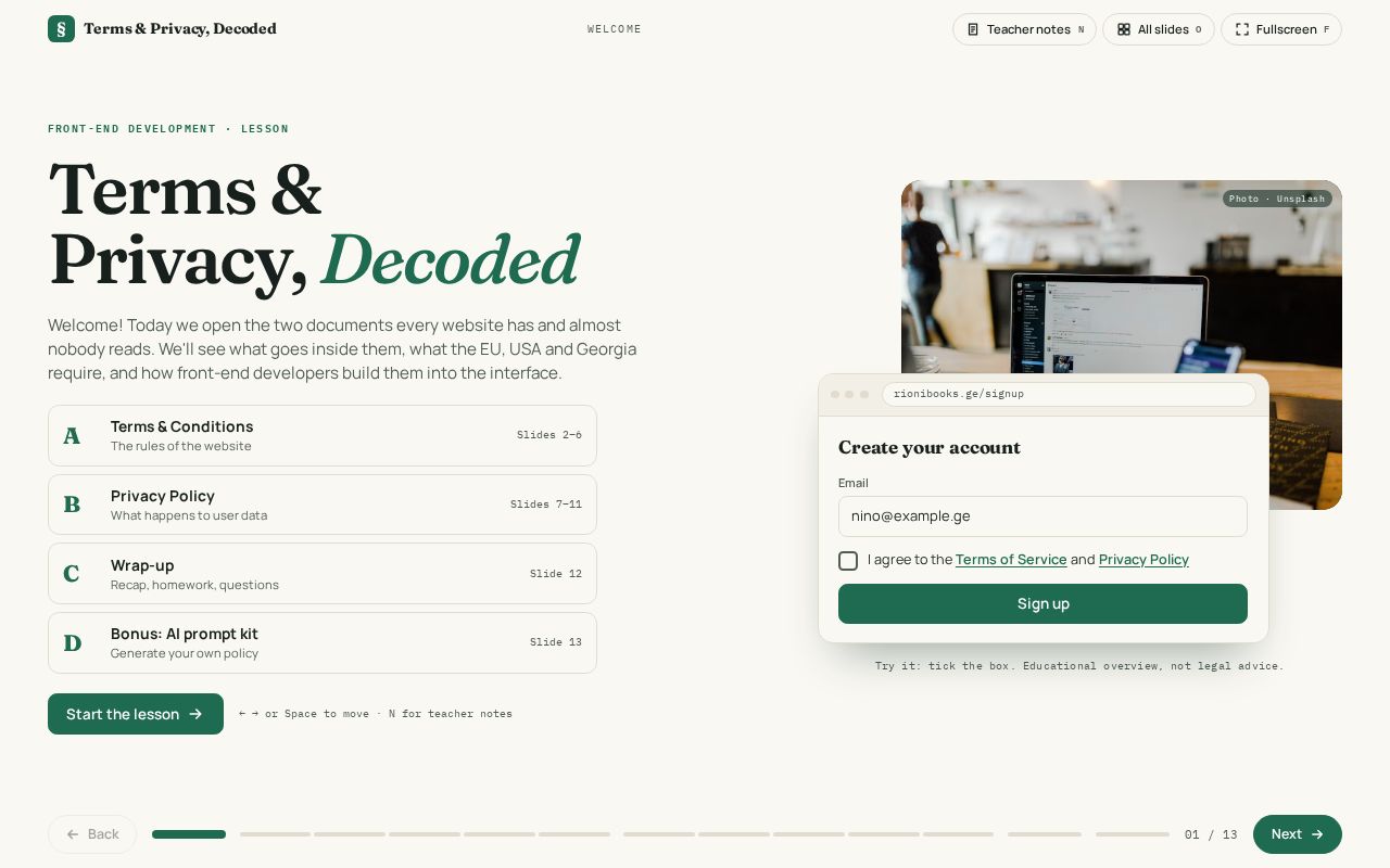 Preview of Privacy Helper