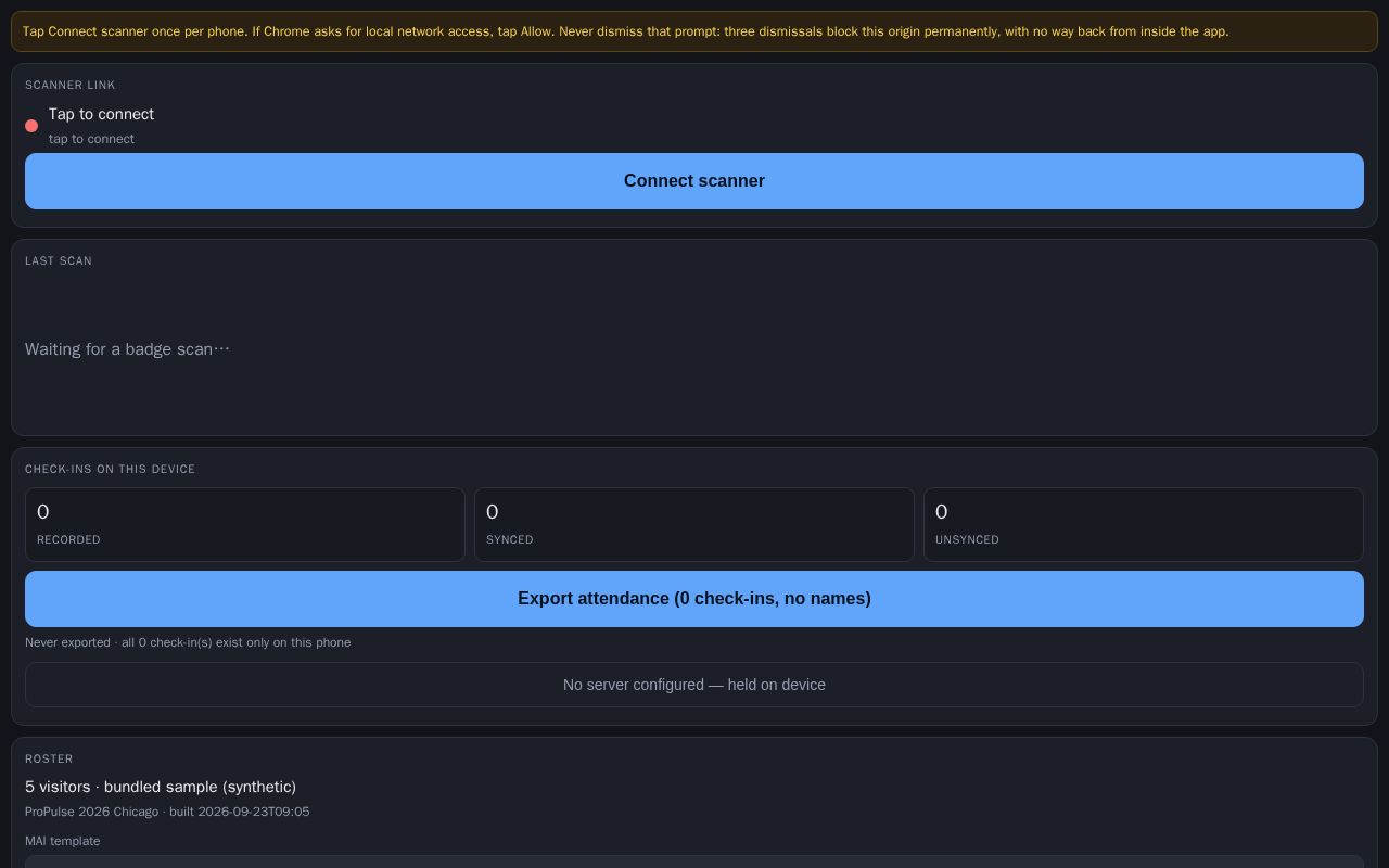 Preview of Propulse Checkin