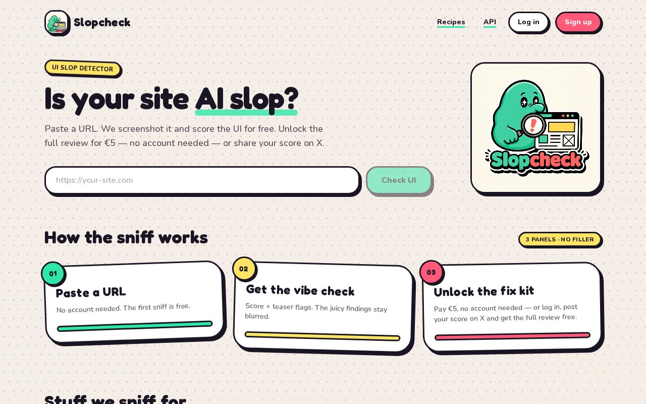 Preview of Slopcheck