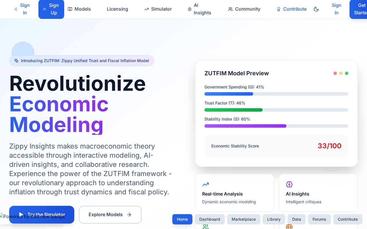 Preview of Zippy Insights