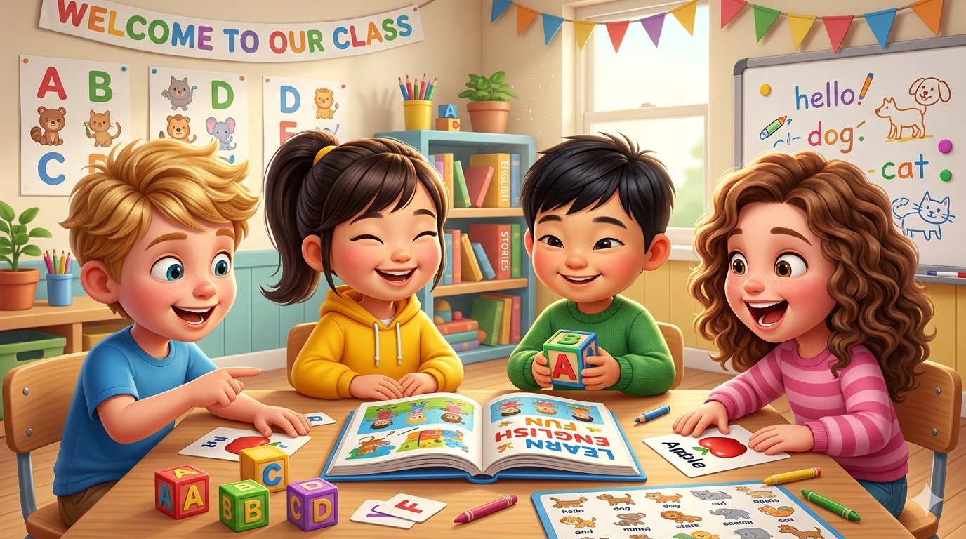 Preview of First Steps in English for Kids