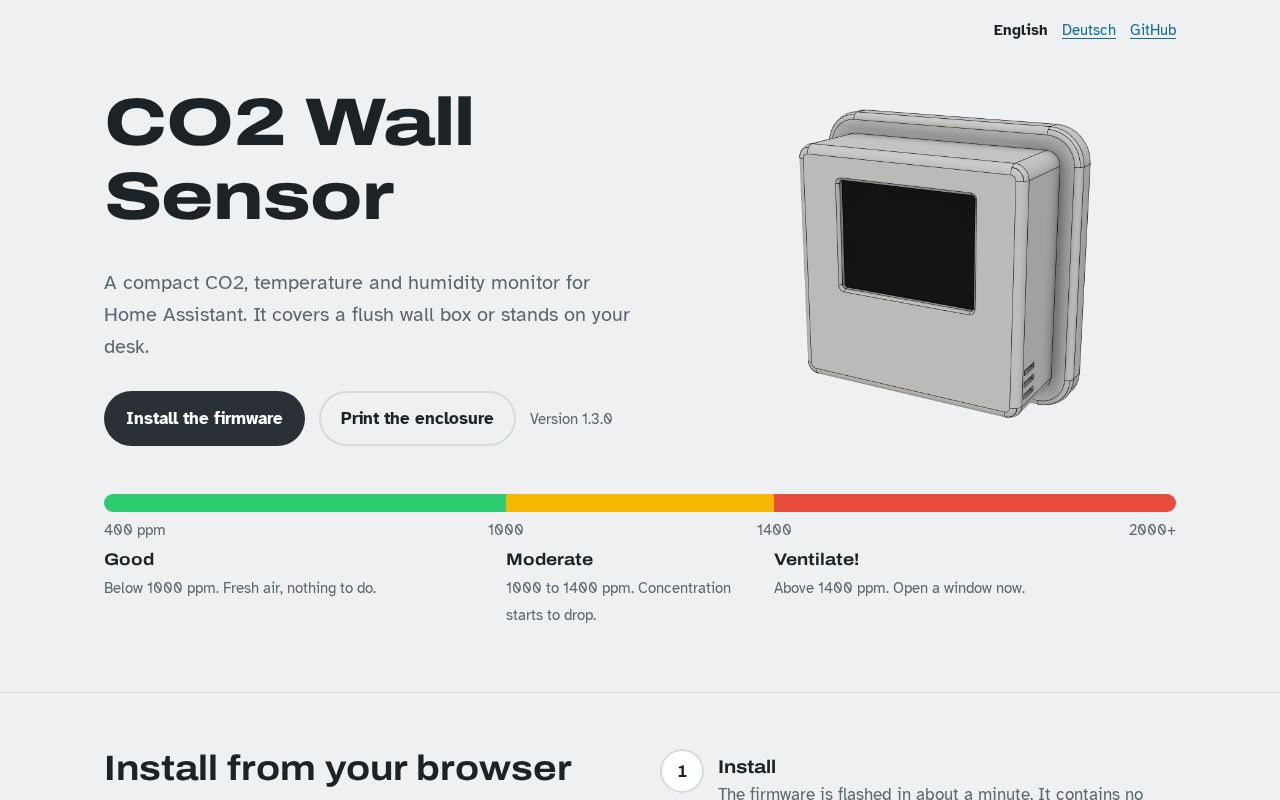 Preview of Co2 Wall Sensor