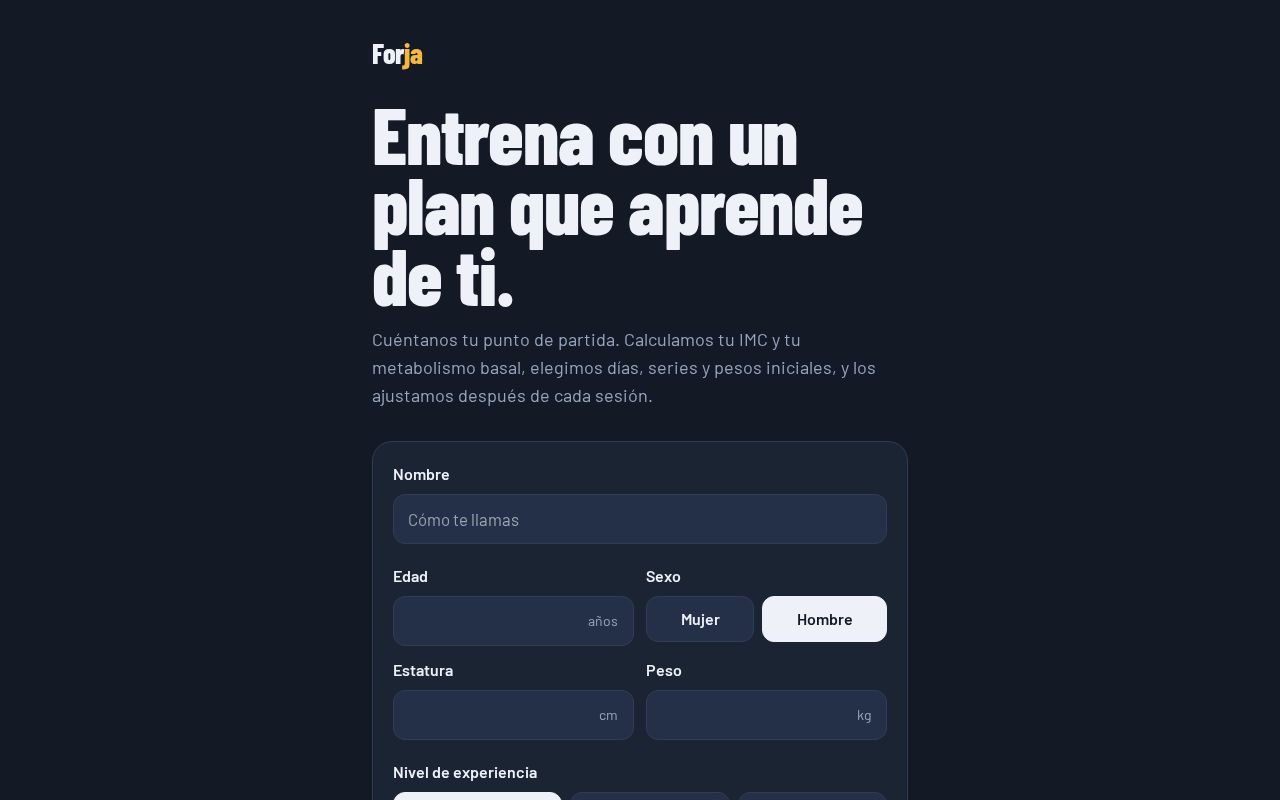 Preview of Forja App