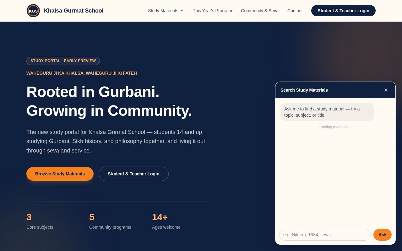 Preview of Kgs Gurmatstudies