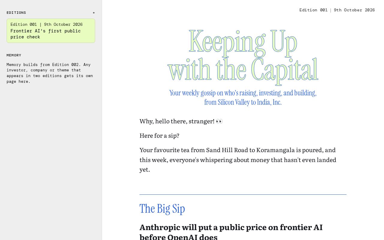 Preview of Keeping Up With The Capital