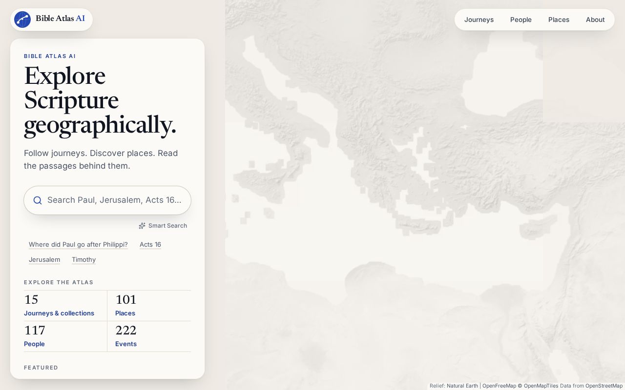 Preview of Bible Atlas Ai