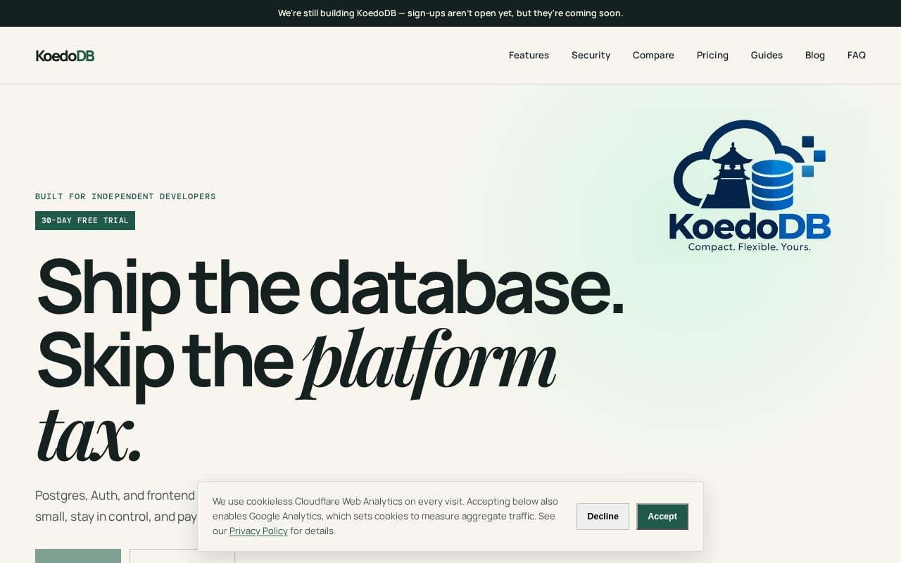 Preview of KoedoDB