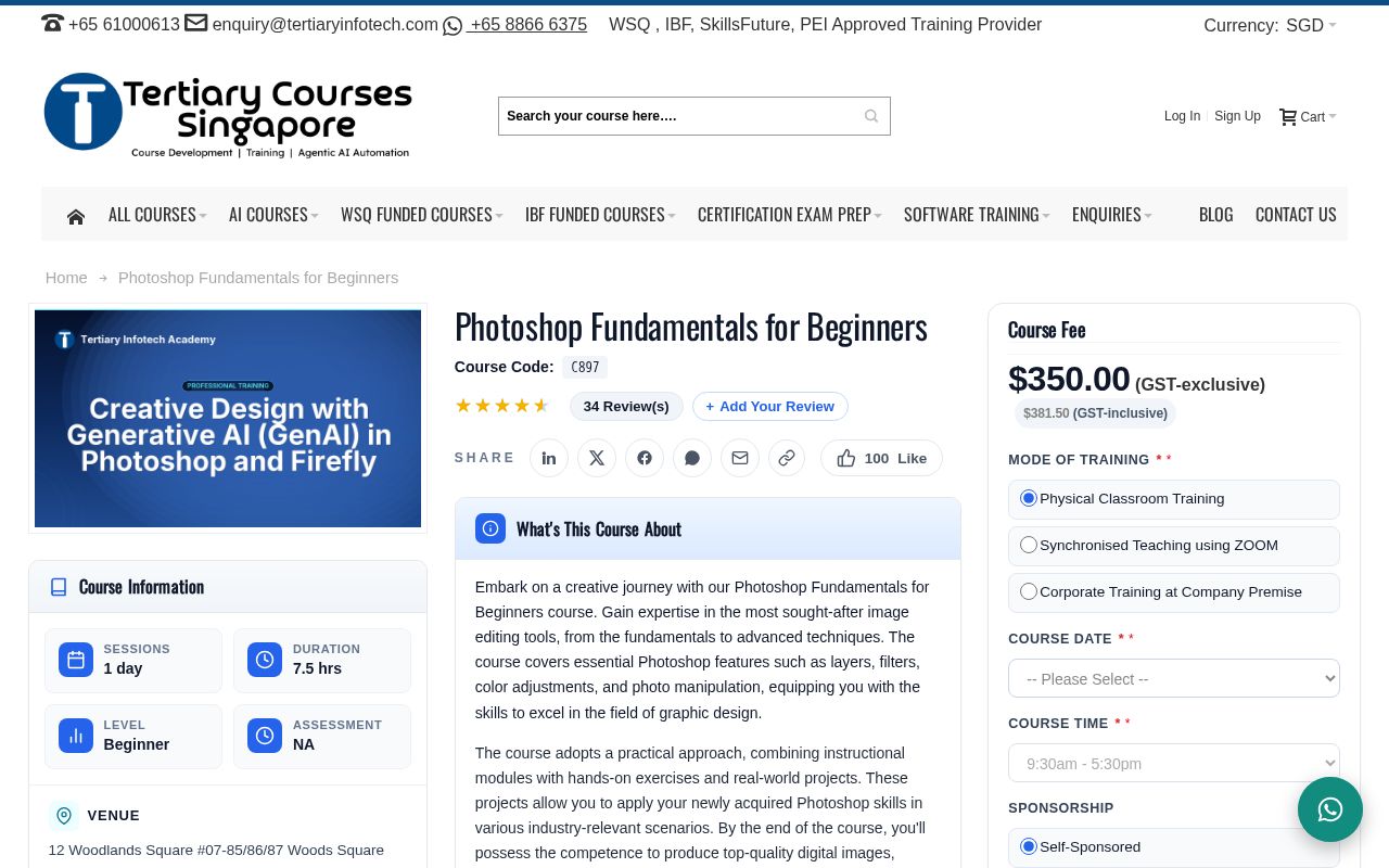 Preview of C897 Photoshop Fundamentals For Beginners