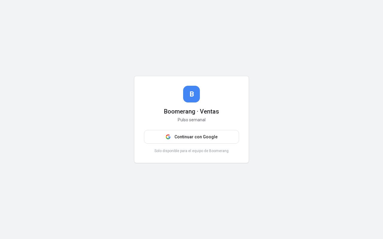 Preview of Boomerang Ventas