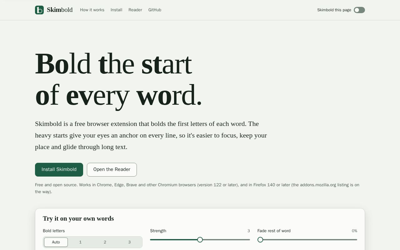 Preview of Skimbold
