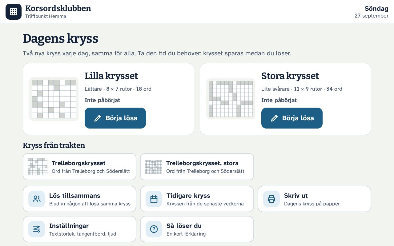 Preview of Korsordsklubben