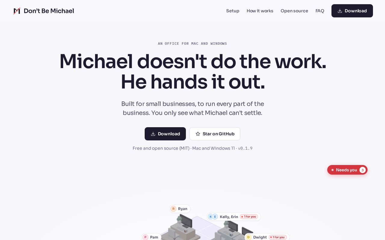 Preview of Dontbemichael