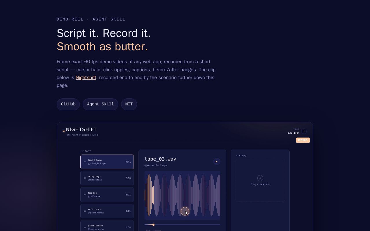 Preview of Demo Reel