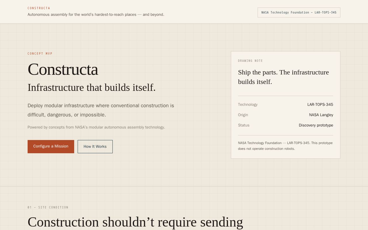 Preview of Constructa Systems Github Io