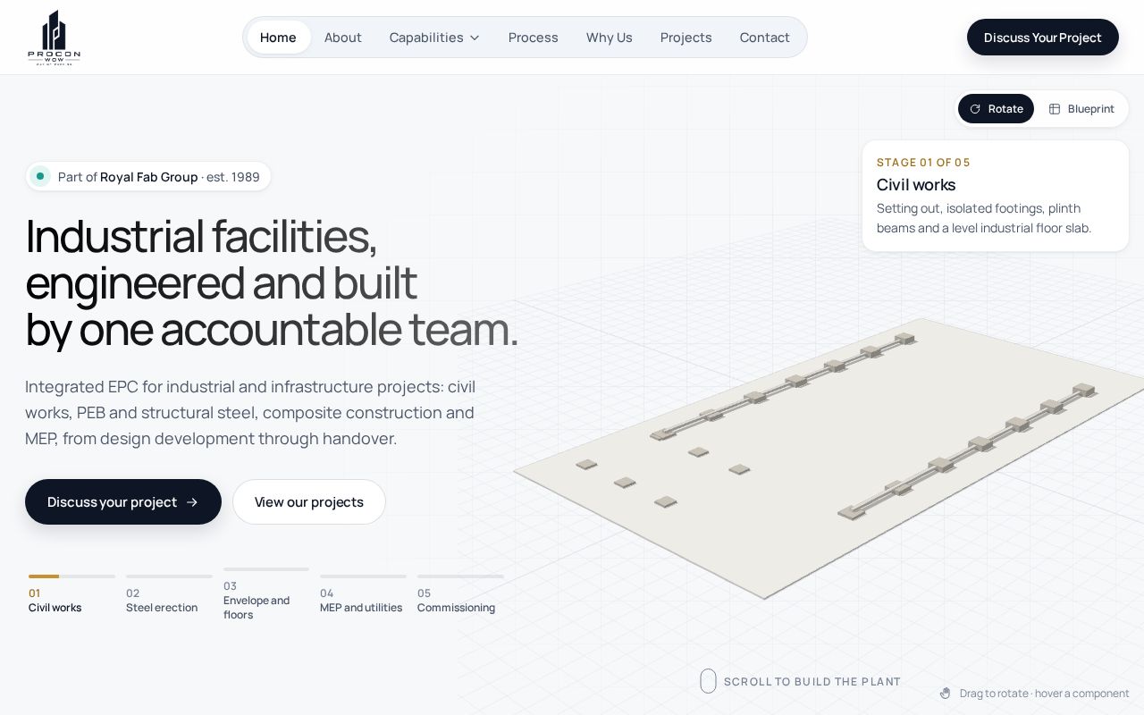 Preview of Procon Website