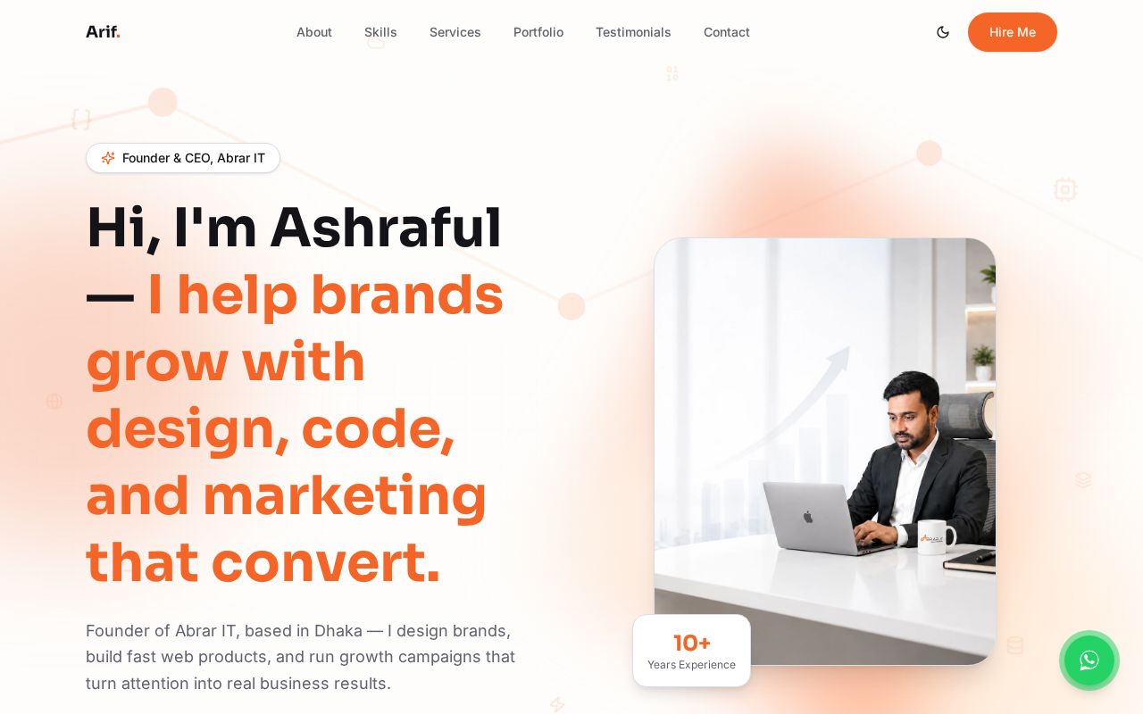Preview of Ashraf Prothfolio