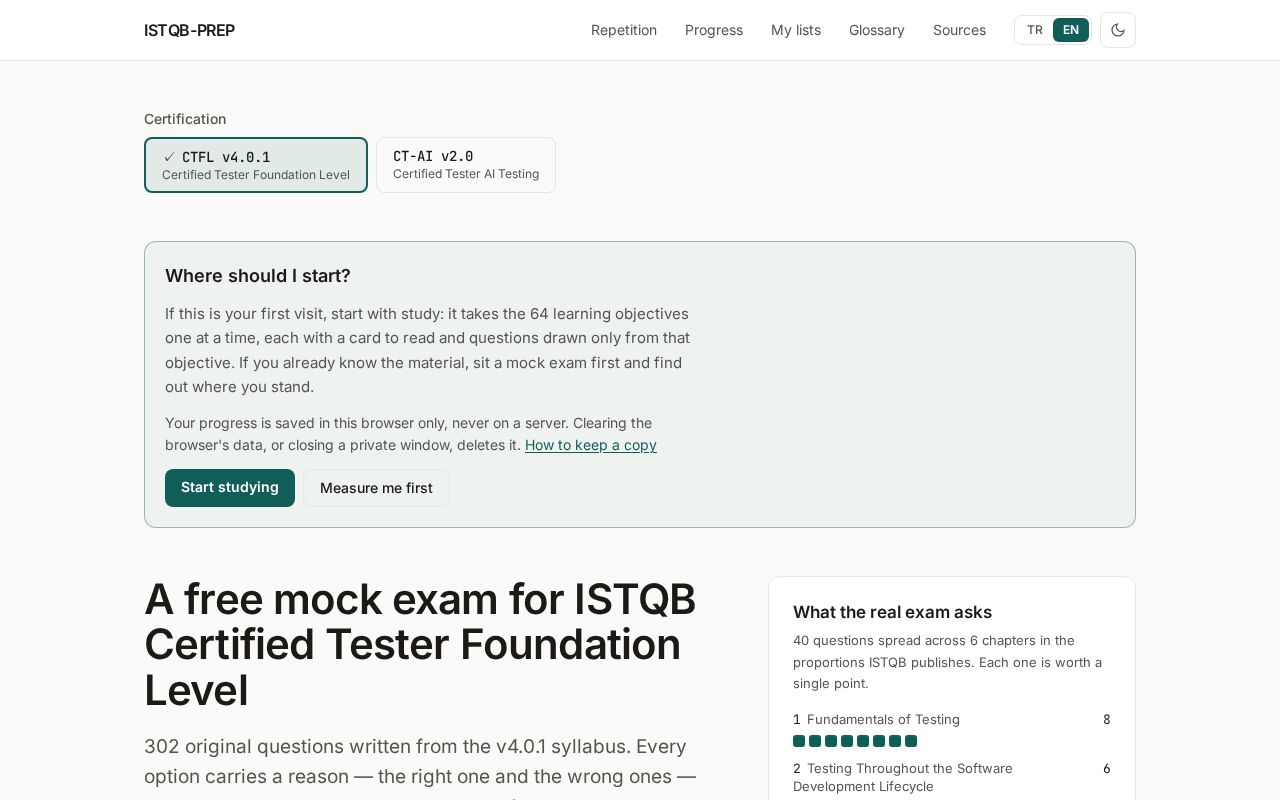 Preview of ISTQB-PREP