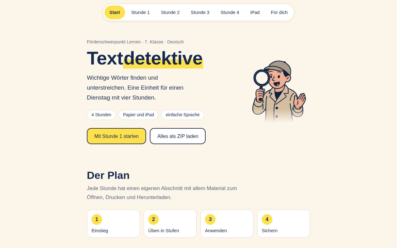 Preview of Textdetektive