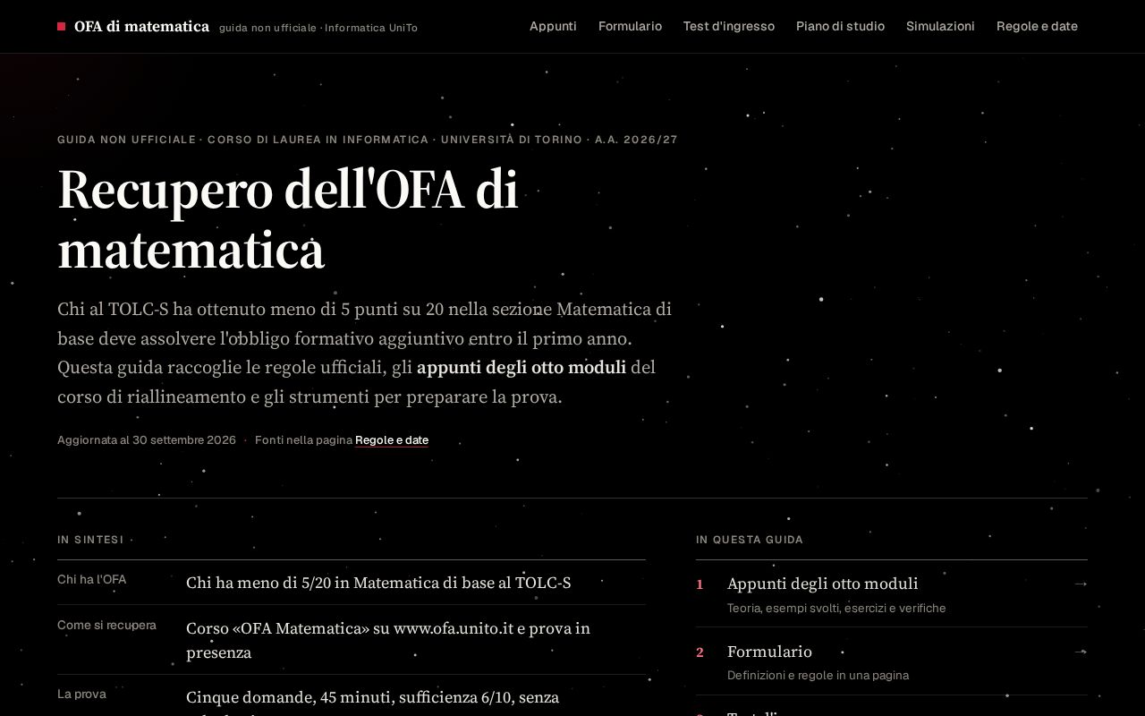Preview of Unito Ofa Matematica