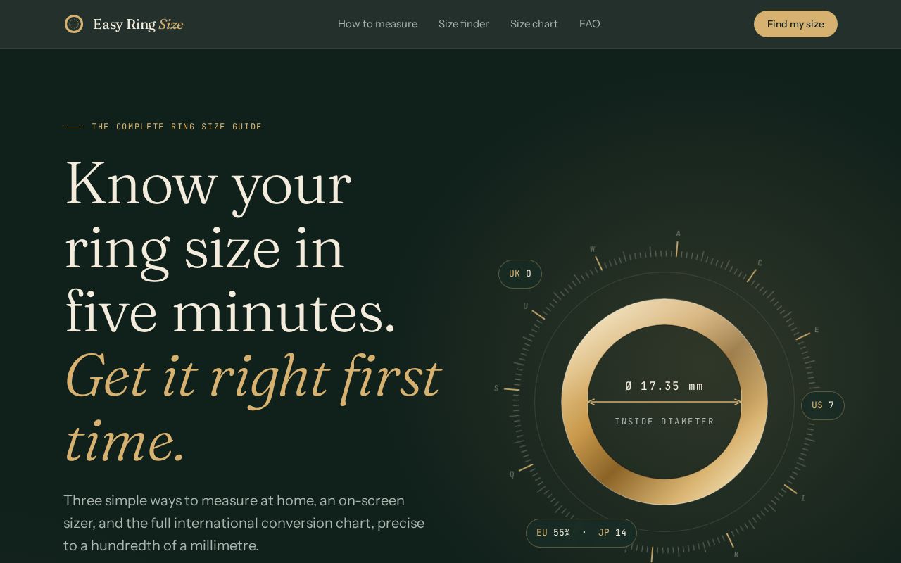 Preview of Easyringsize