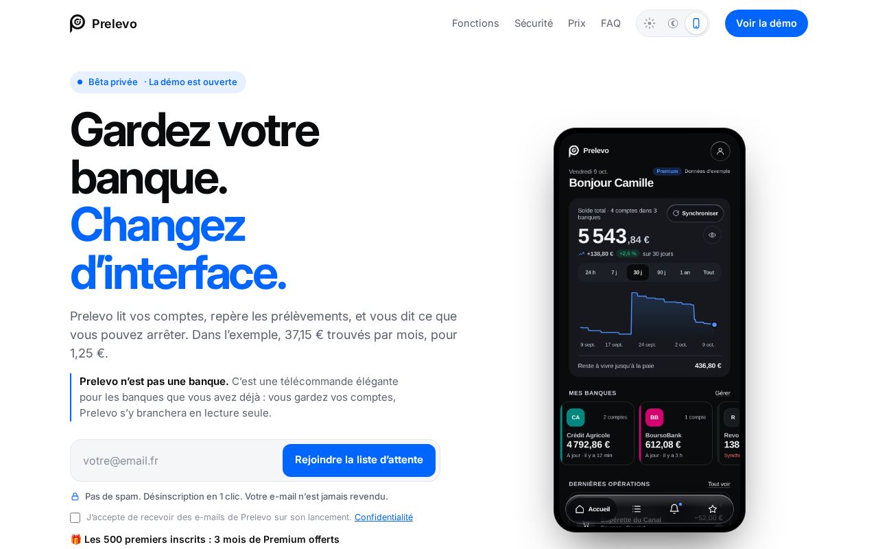 Preview of Prelevo