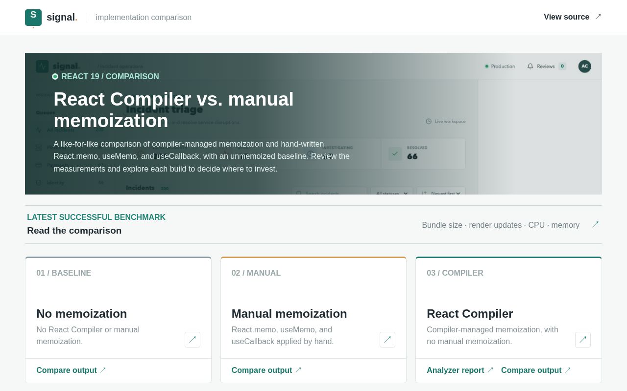 Preview of Compiler Experiment