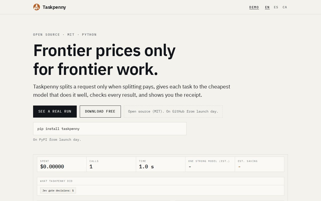 Preview of Taskpenny