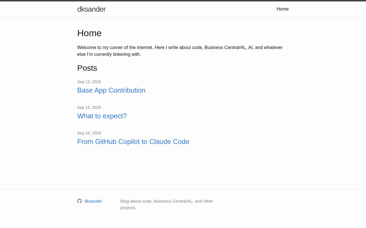 Preview of Personal blog