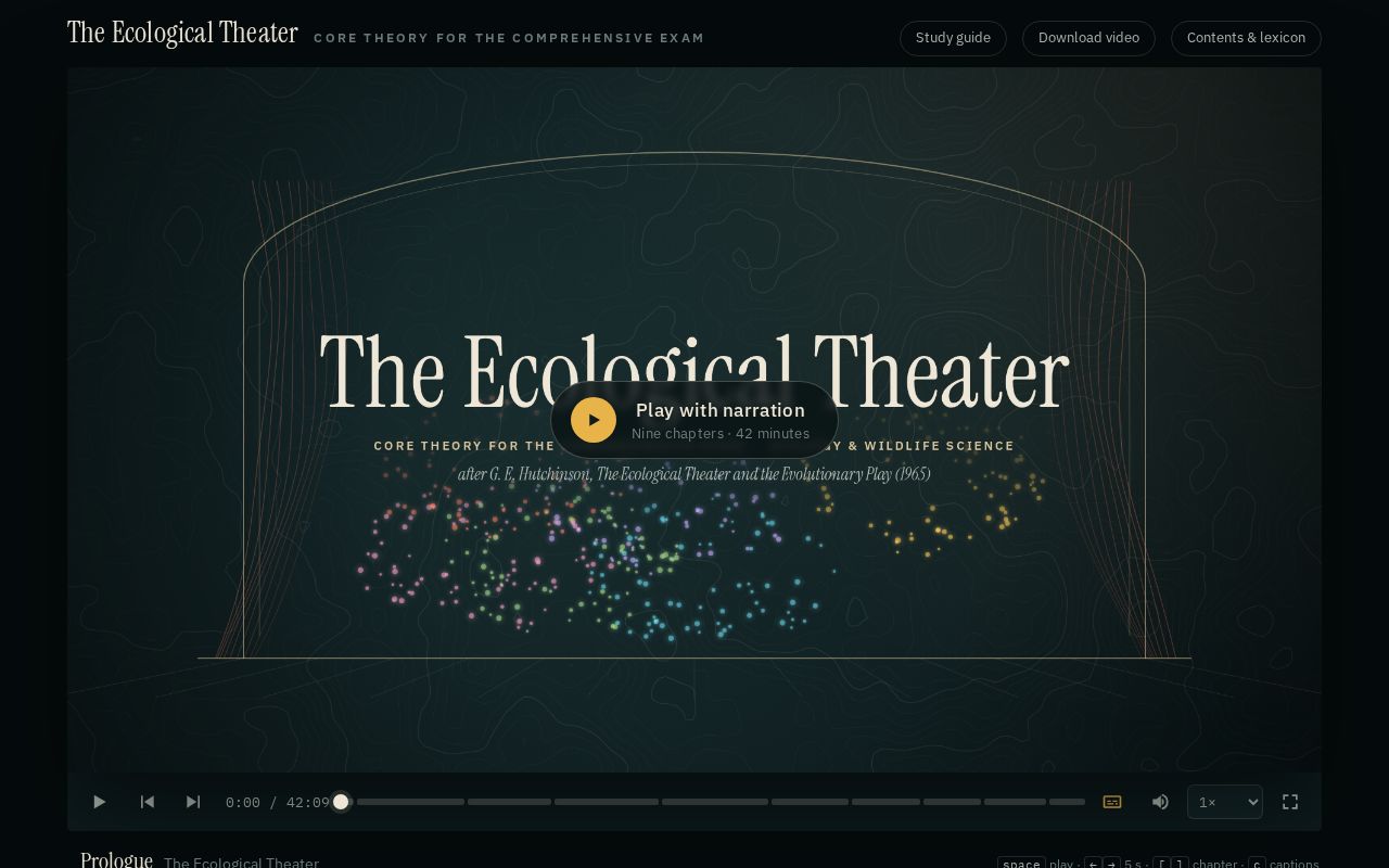 Preview of Ecological Theater