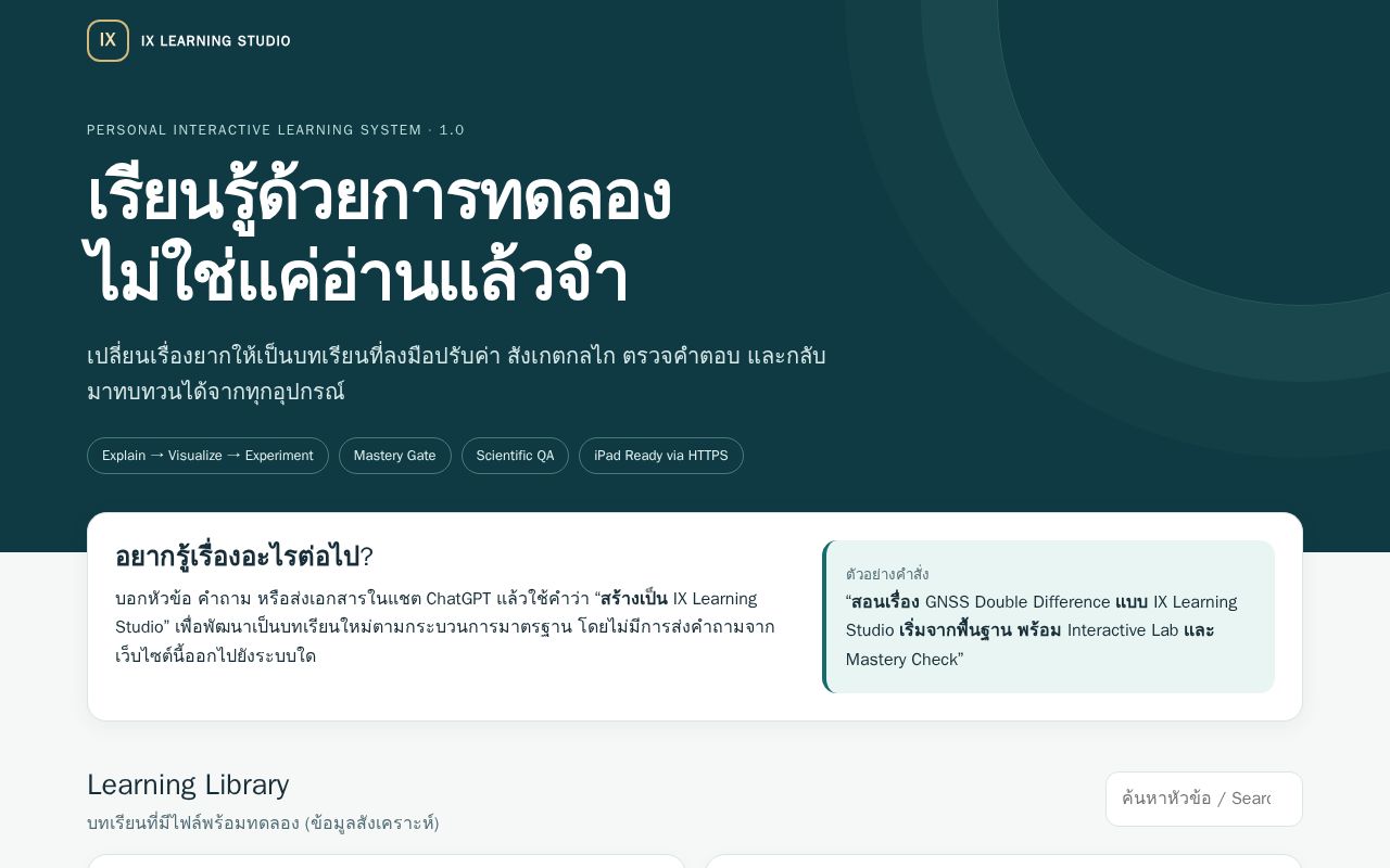 Preview of Ix Learning Studio