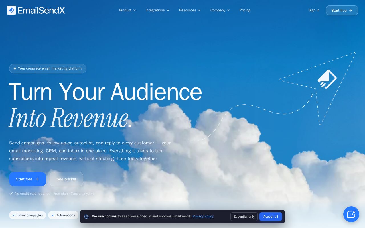 Preview of EmailSendX