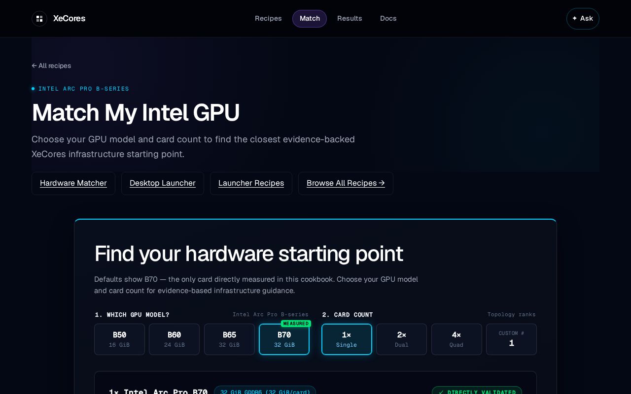Preview of B70 Launcher