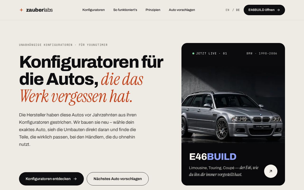 Preview of Zauberlabs Web