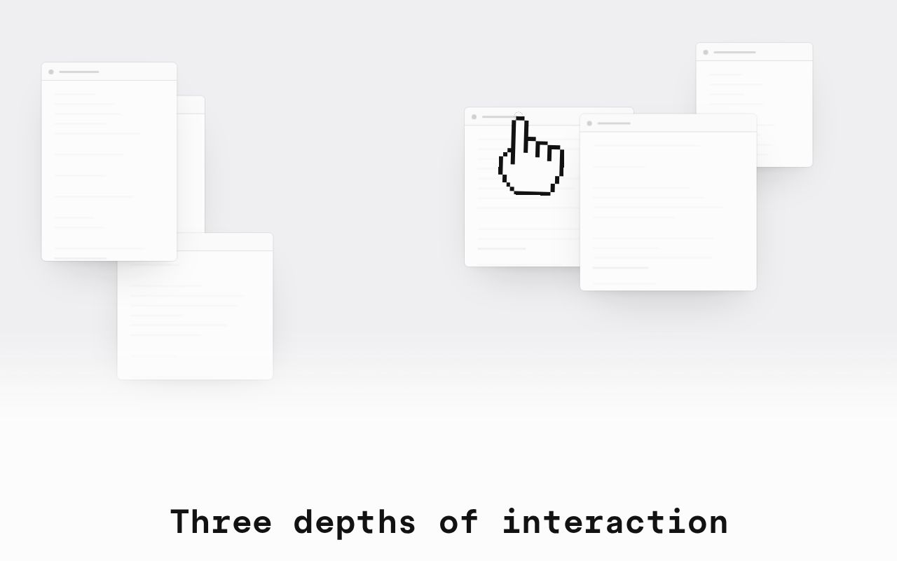 Preview of Three Depths Of Interaction