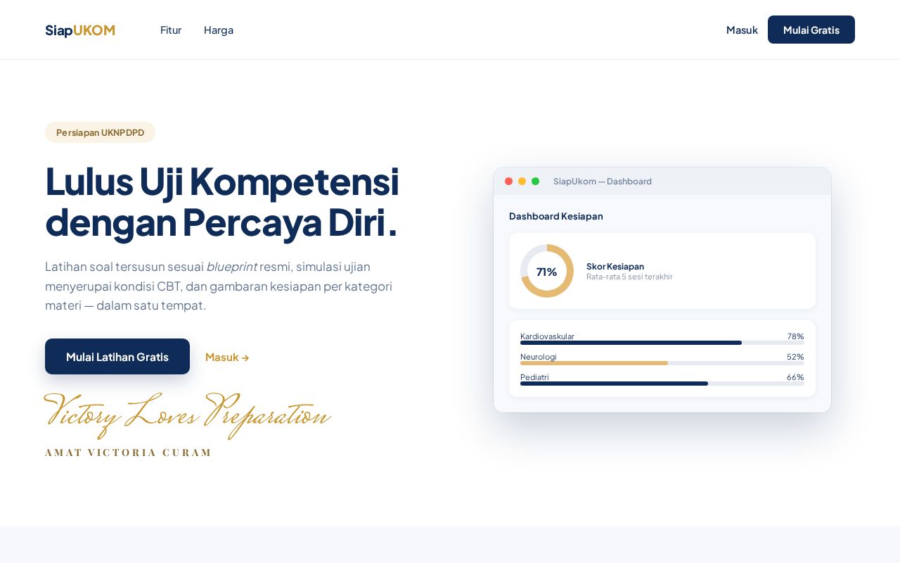 Preview of Siapukom adalah akun untuk latihan ujian UKOM Kedokteran