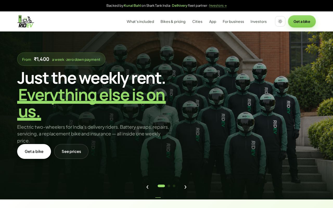 Preview of RIDEV Website