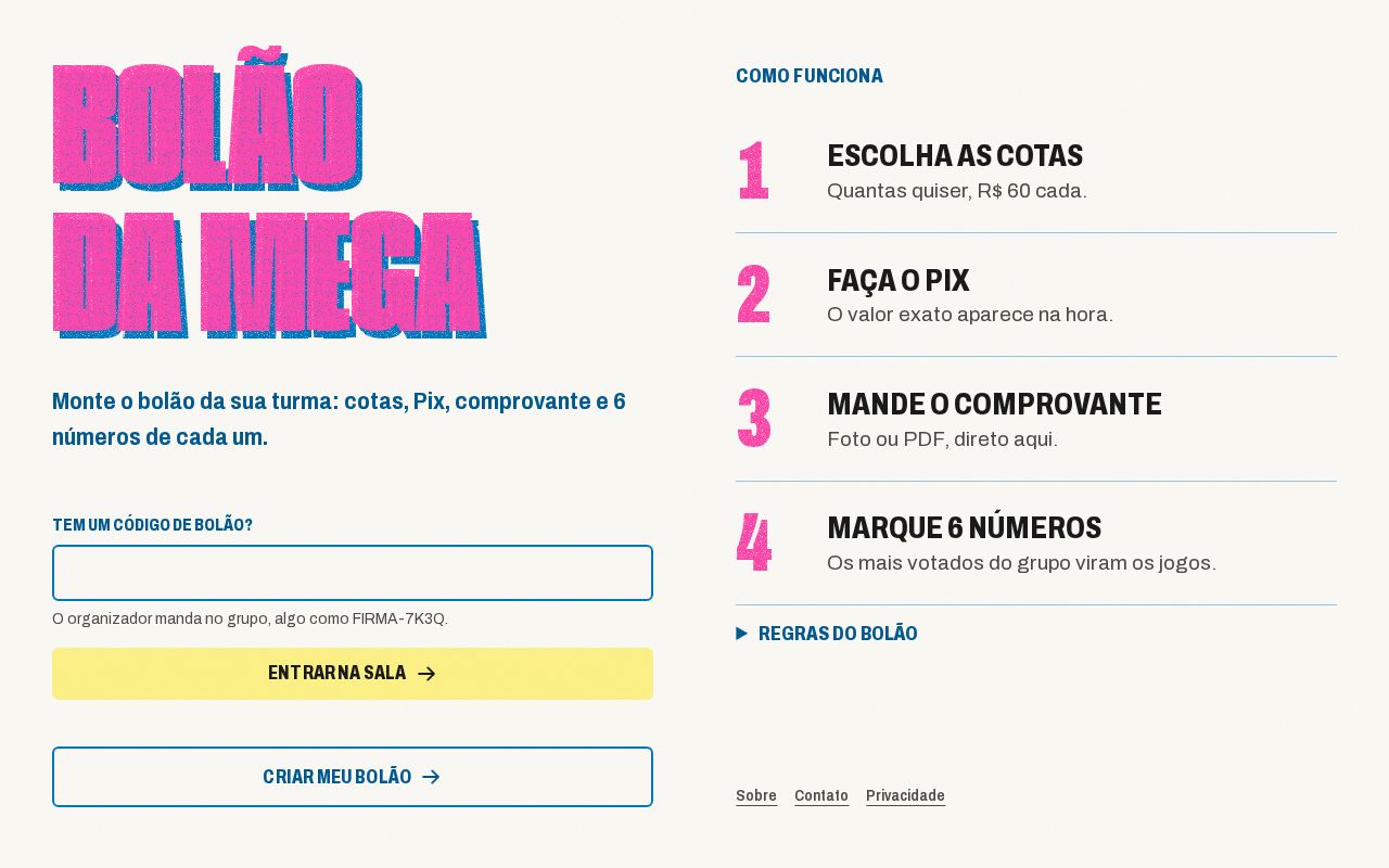Preview of Bolao Da Mega