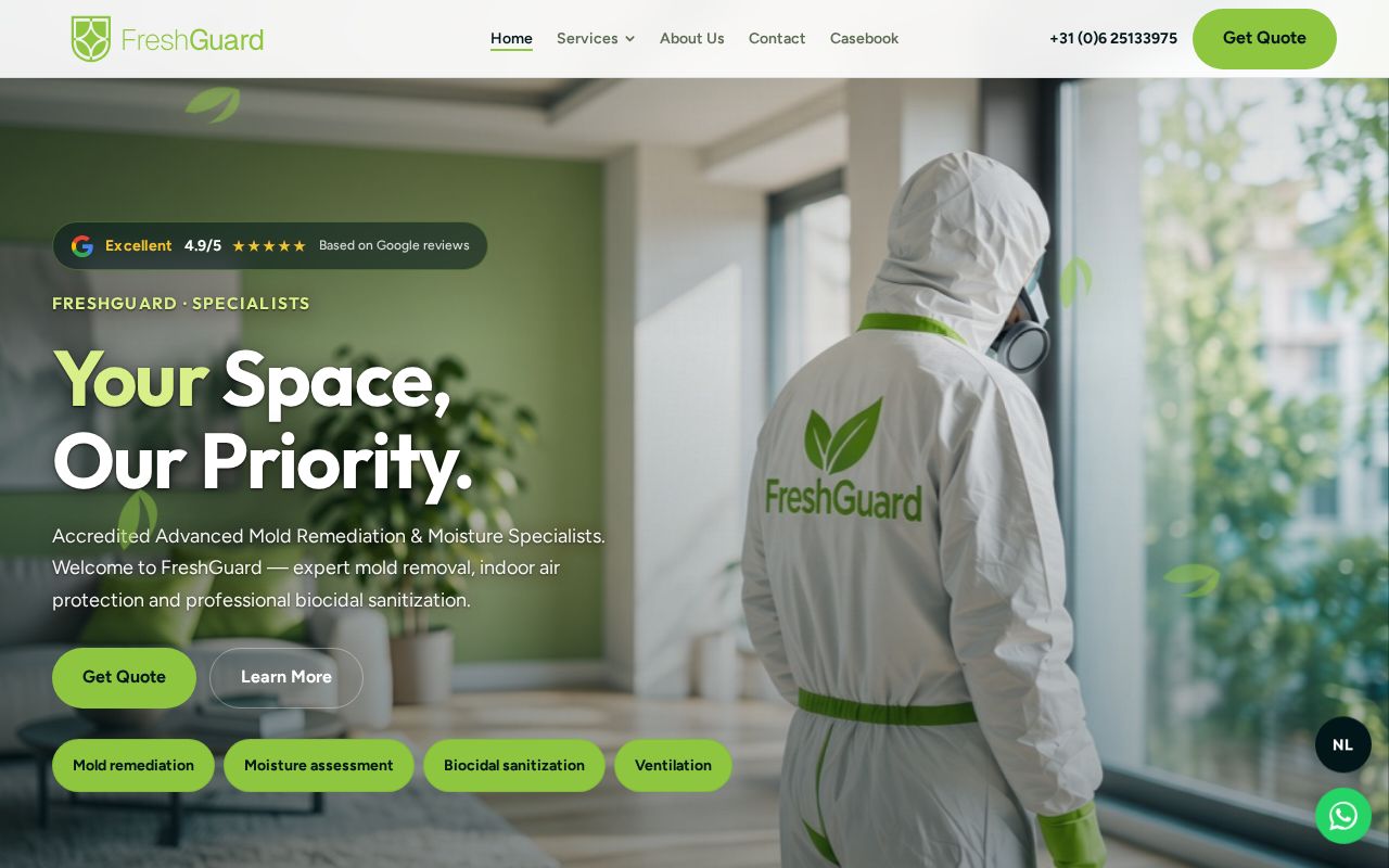 Preview of Freshguardwebsite